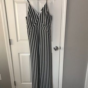 Black and white jumpsuit